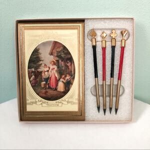 Vintage Bridge Score Keeping Set - in box Game Collectible